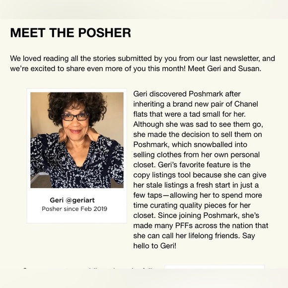 Meet your Posher, Geraldine, Posh Ambassador - Picture 2 of 16